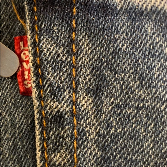 Men Levi's 505 Medium Stonewash Regular Fit Straight Leg 40x32 -4891 Red Tag - Picture 4 of 11